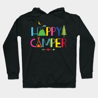 Arrow Camper Happy Summer Camp Camping Gift Men Women Kids Hoodie